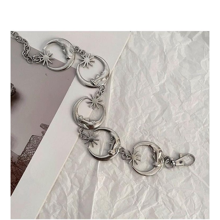 Thắt Lưng Màu Nâu Đính Đinh Tán Phong Cách retro Mỹ 2023 Mới