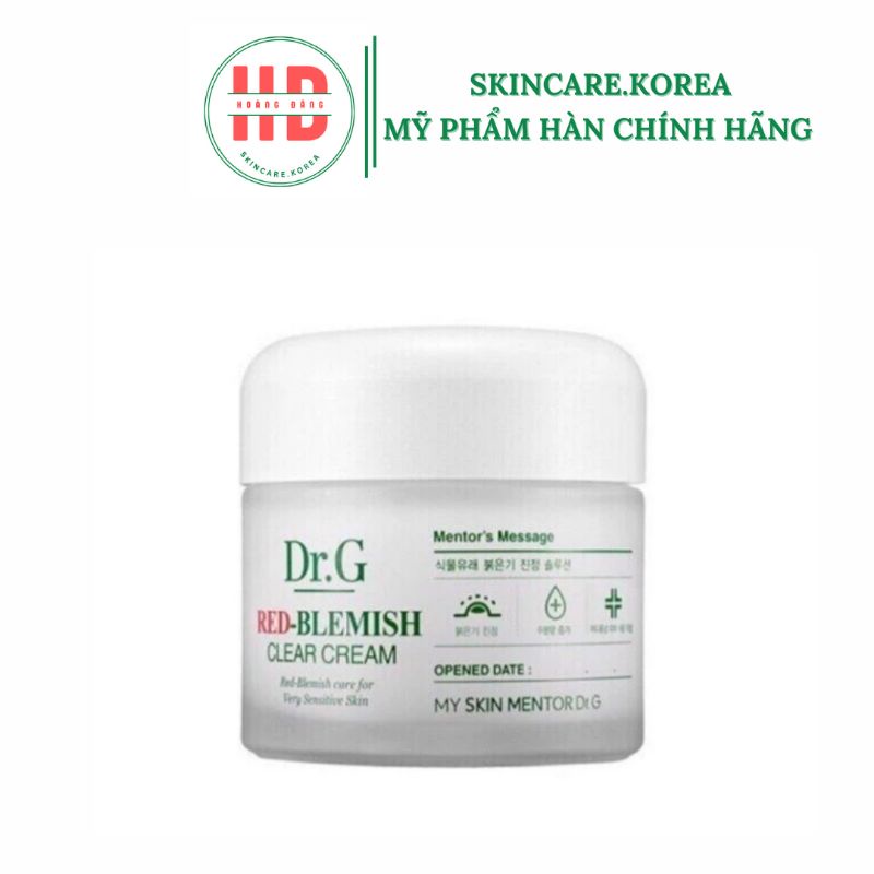 KEM DƯỠNG DR.G RED BLEMISH CLEAR CREAM 70ML