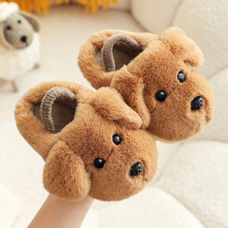 Dép Bông Đi Trong Nhà Hình Hoạt Hình Dễ Thương Cho Bé 1-3 Tuổi