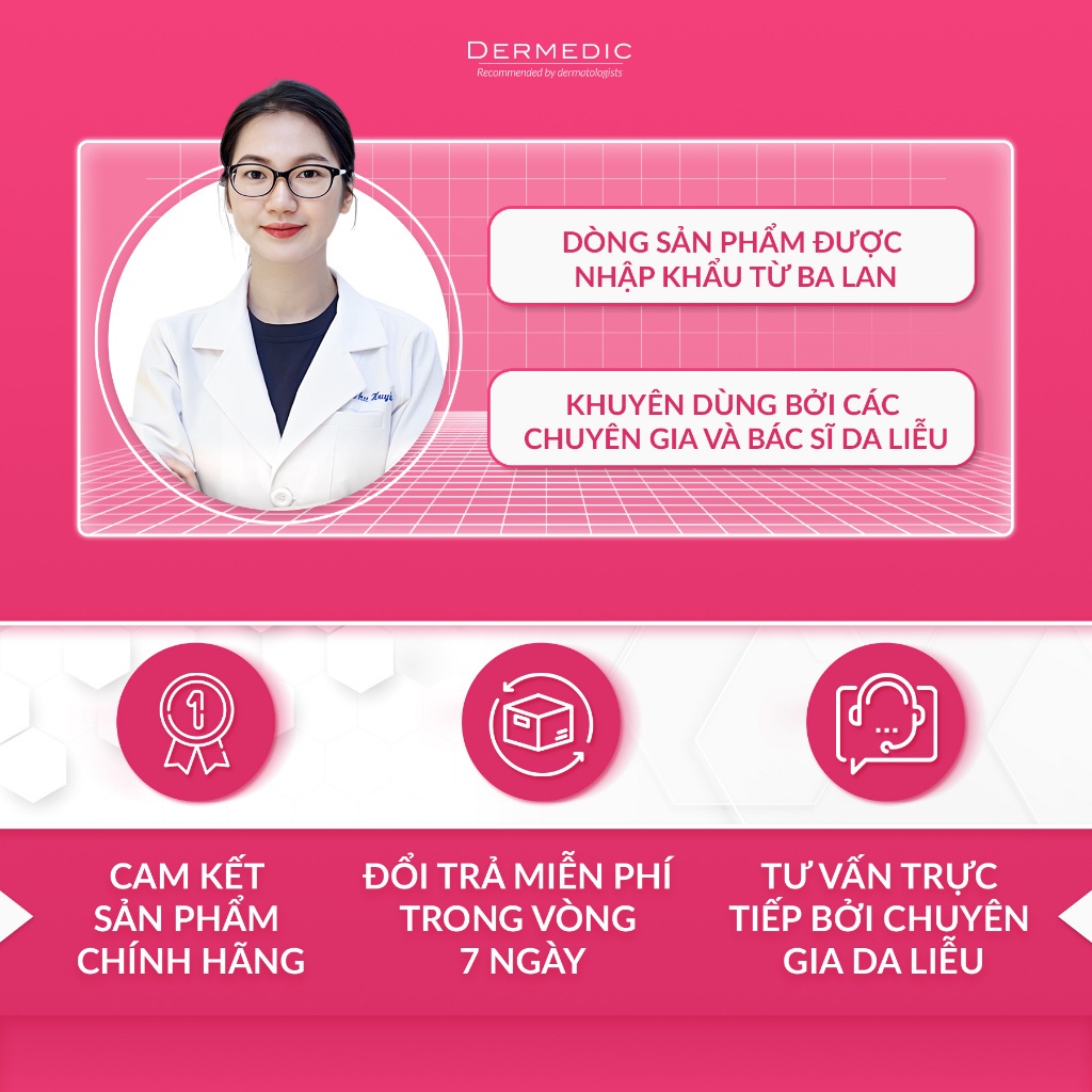 Kem dưỡng ban ngày dành cho da nhạy cảm, mẩn đỏ Dermedic Redness Rosacea Prone Skin Rich Day Cream UV + IR SPF20 - 40ml