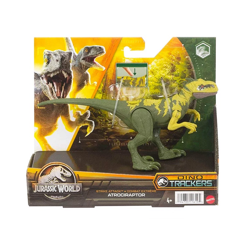 Đồ Chơi Jw Khủng Long Tấn Công Atrociraptor JURASSIC WORLD MATTEL HLN69/HLN63