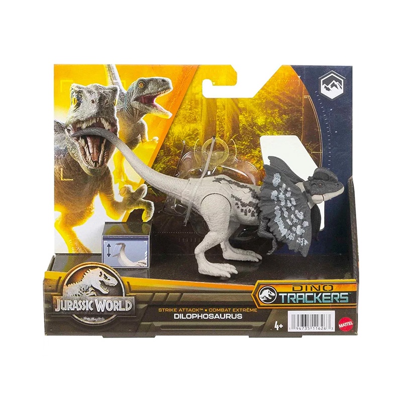 Đồ Chơi Jw Khủng Long Tấn Công Dilophosaurus JURASSIC WORLD MATTEL HLN70/HLN63