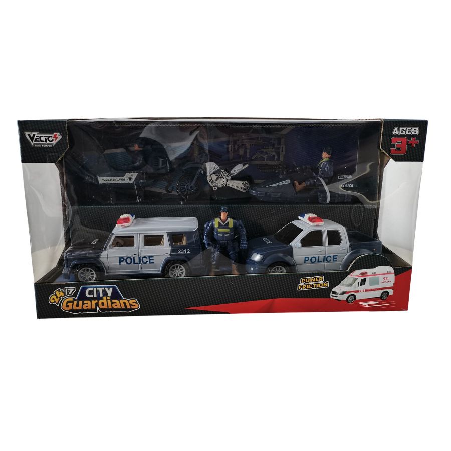 Đồ Chơi Bộ Xe Vệ Binh Thành Phố - Cảnh Sát VECTO VT8837A
