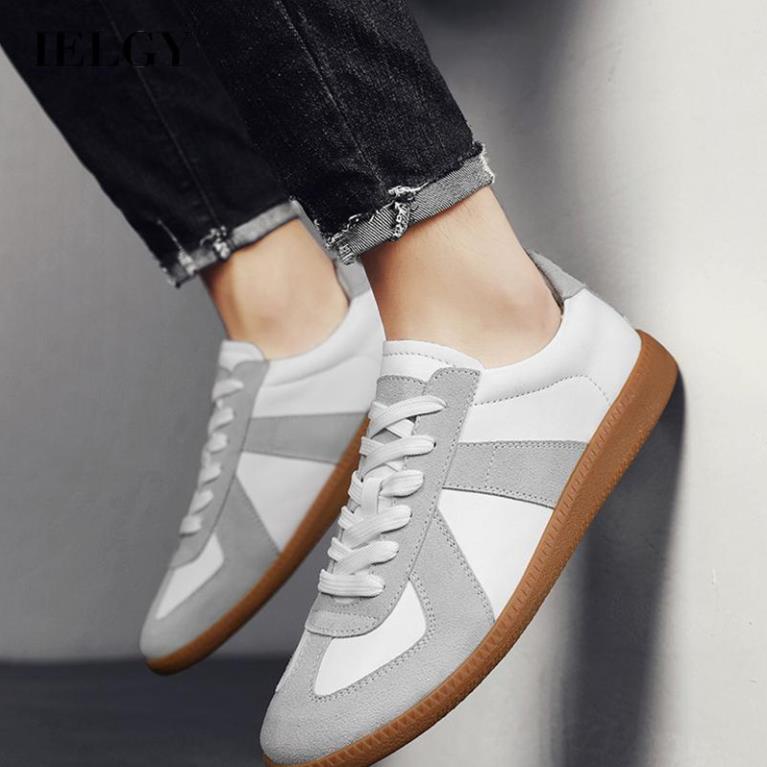Giày thể thao nam IELGY màu trắng phong cách Hàn Quốc thời trang cho nam