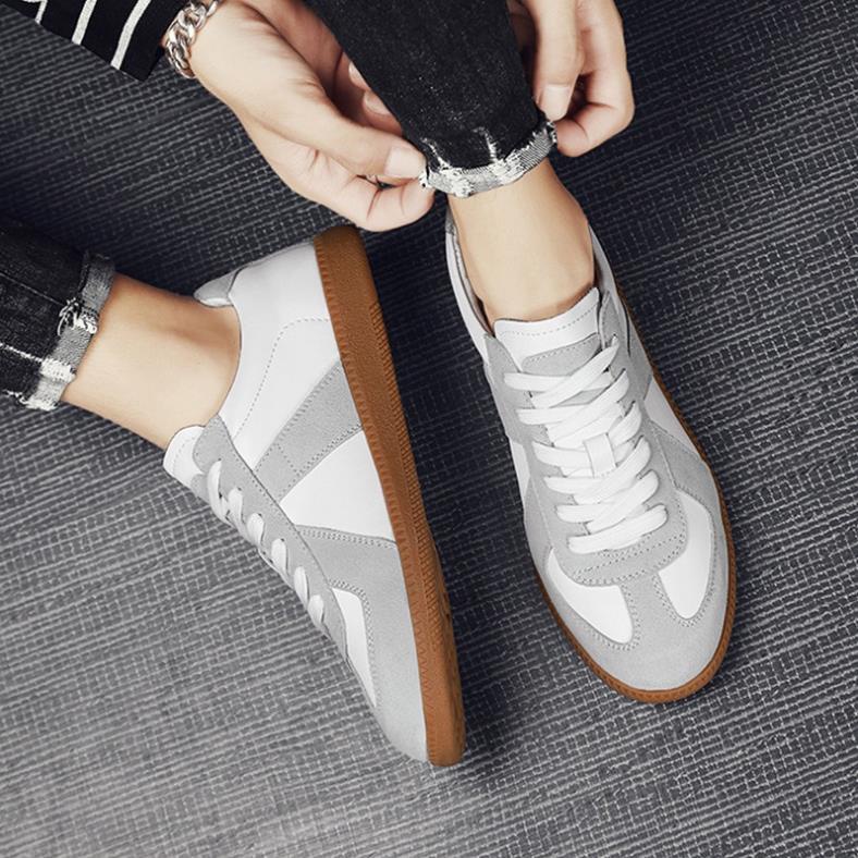 Giày thể thao nam IELGY màu trắng phong cách Hàn Quốc thời trang cho nam