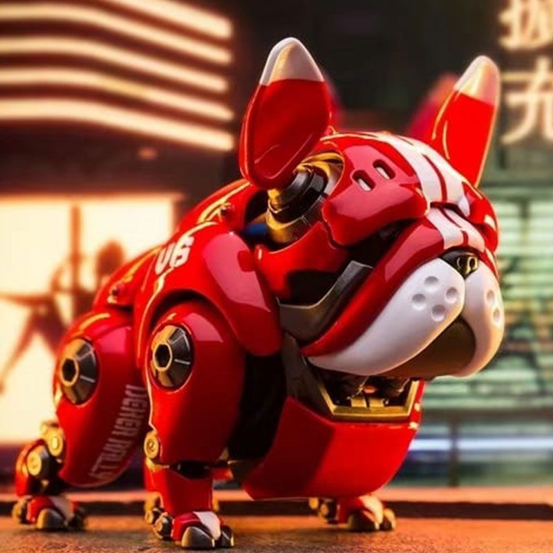 Mô Hình Chú Chó Bull Bằng pvc Dễ Thương Trang Trí Văn Phòng / Xe Hơi