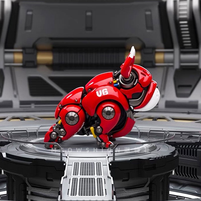 Mô Hình Chú Chó Bull Bằng pvc Dễ Thương Trang Trí Văn Phòng / Xe Hơi