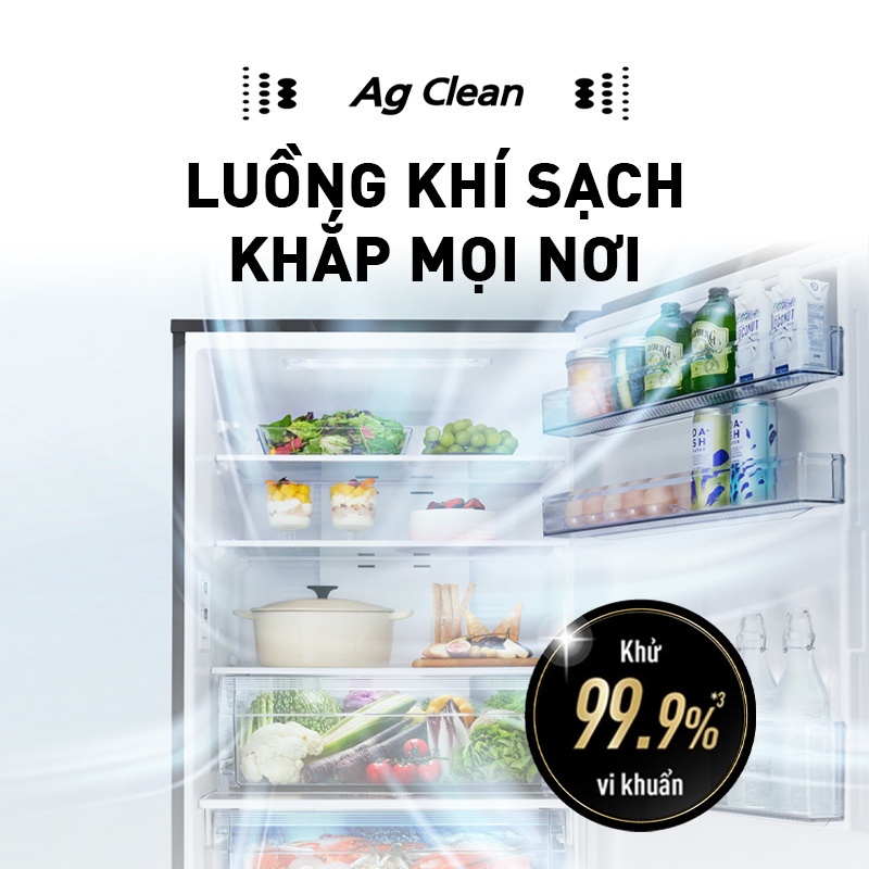 [TRẢ GÓP 0%] Tủ Lạnh Panasonic 420 lít NR-BX471WGKV ngăn đá dưới - Ngăn đông mềm