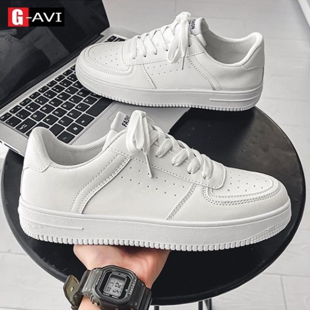 Giày Thể Thao Nam Trắng Hot 2023 Phong Cách Đơn giản Năng Động Dễ Phối Đồ AVI - 7007