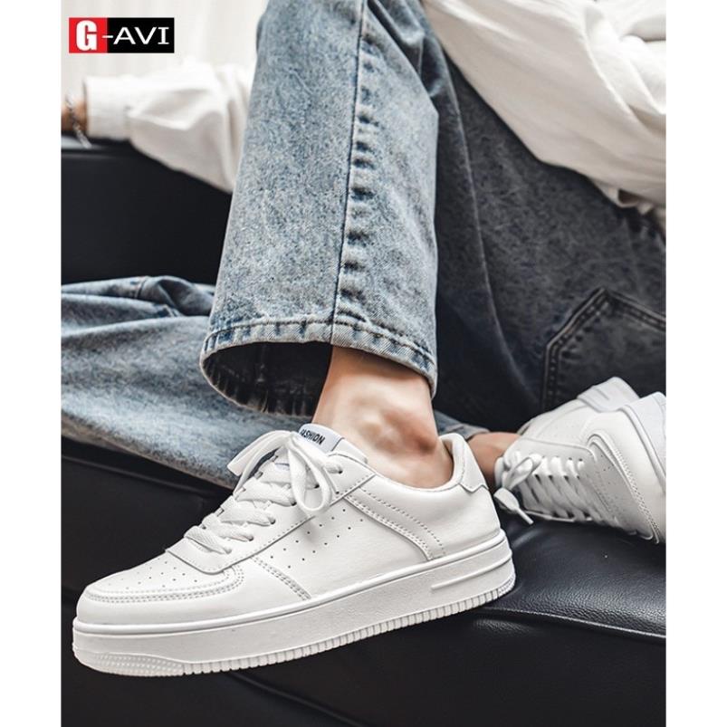 Giày Thể Thao Nam Trắng Hot 2023 Phong Cách Đơn giản Năng Động Dễ Phối Đồ AVI - 7007