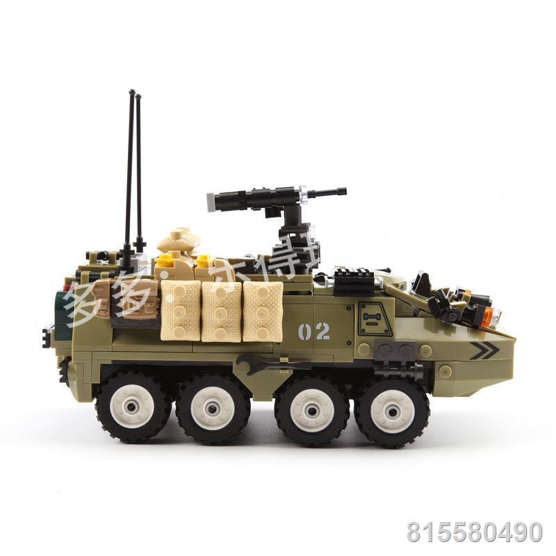 Tương thích với gạch  M1126 xe vận tải bọc thép dành cho bé trai để lắp ráp đồ chơi trang trí mô hình xe ngựa tám bá