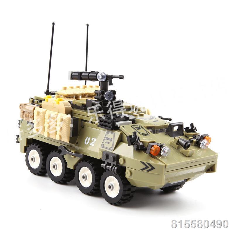 Tương thích với gạch  M1126 xe vận tải bọc thép dành cho bé trai để lắp ráp đồ chơi trang trí mô hình xe ngựa tám bá