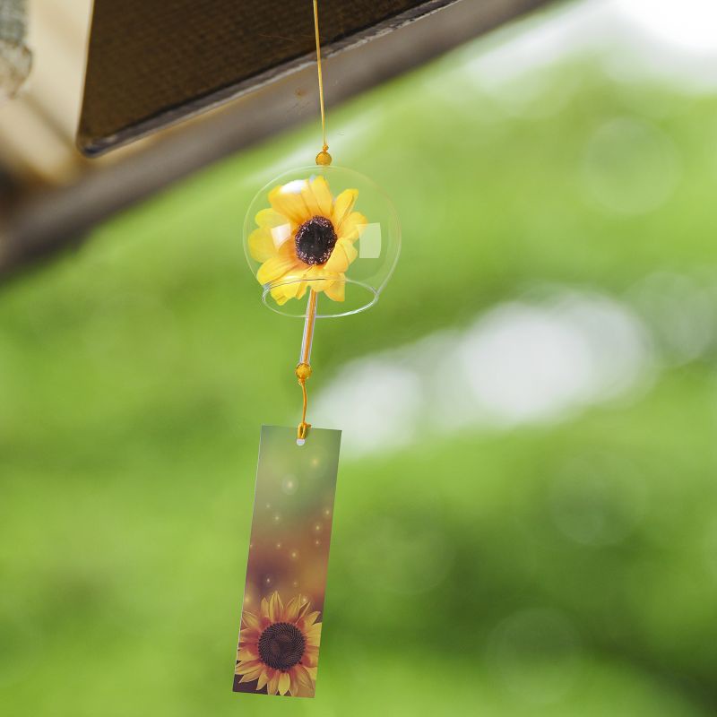 Chuông Gió Thủy Tinh Hoa Tươi