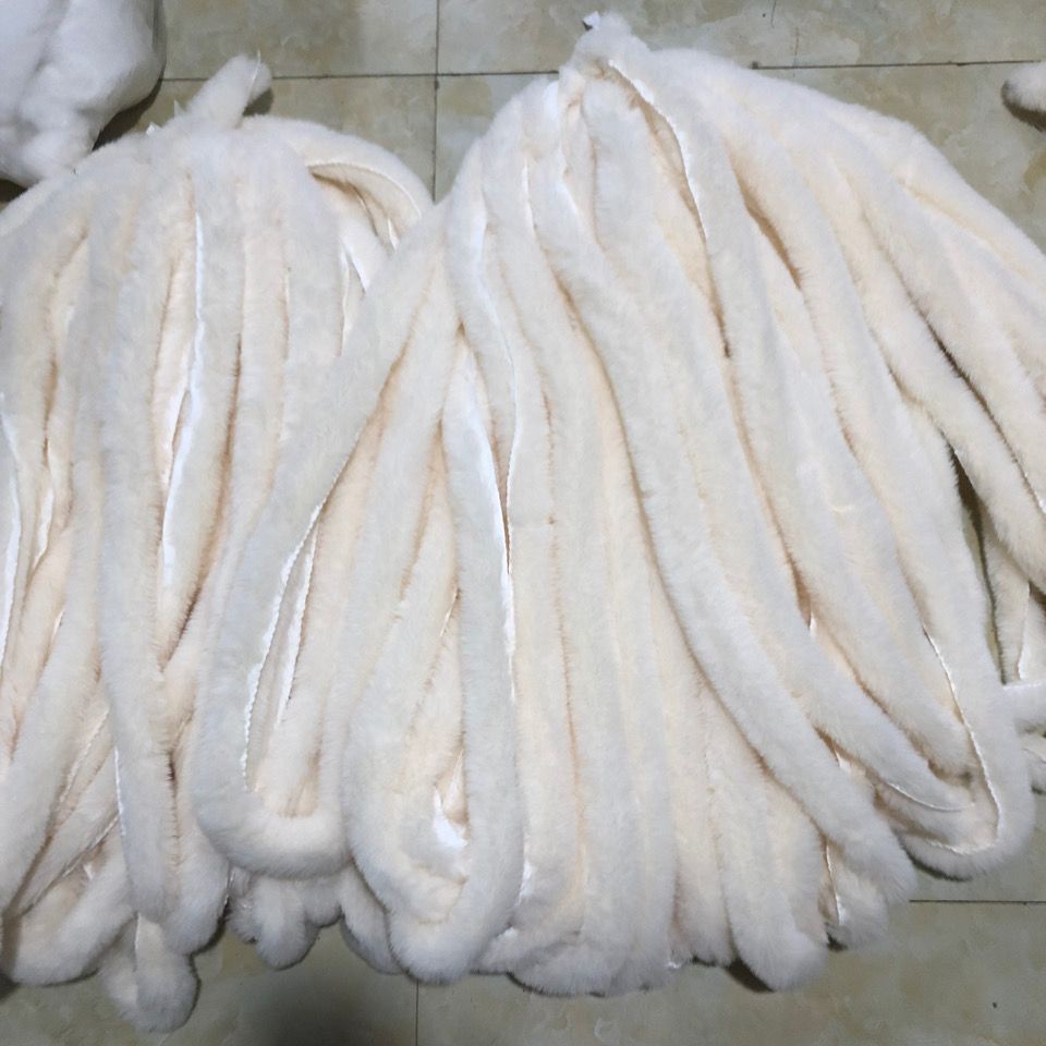 Cuộn Dây Lông Thỏ Giả 9.16 Viền Cong Trang Trí Đa Ứng Dụng