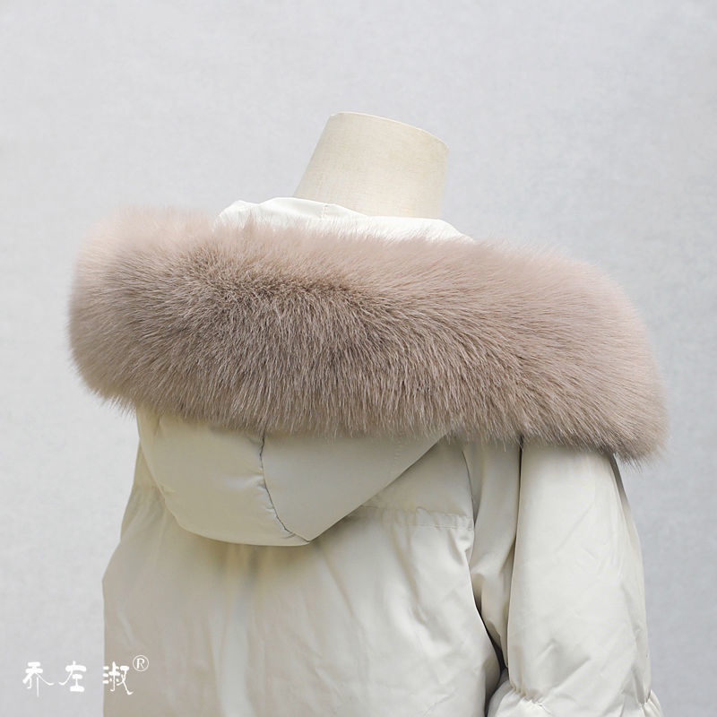 Áo Khoác Phao parka Giả Lông Chồn Phiên Bản Lớn 9.16