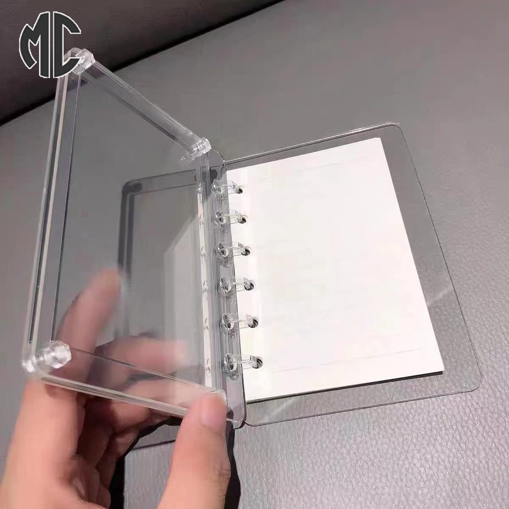 Sổ Tay a5 a7 Bìa acrylic Trong Suốt diy