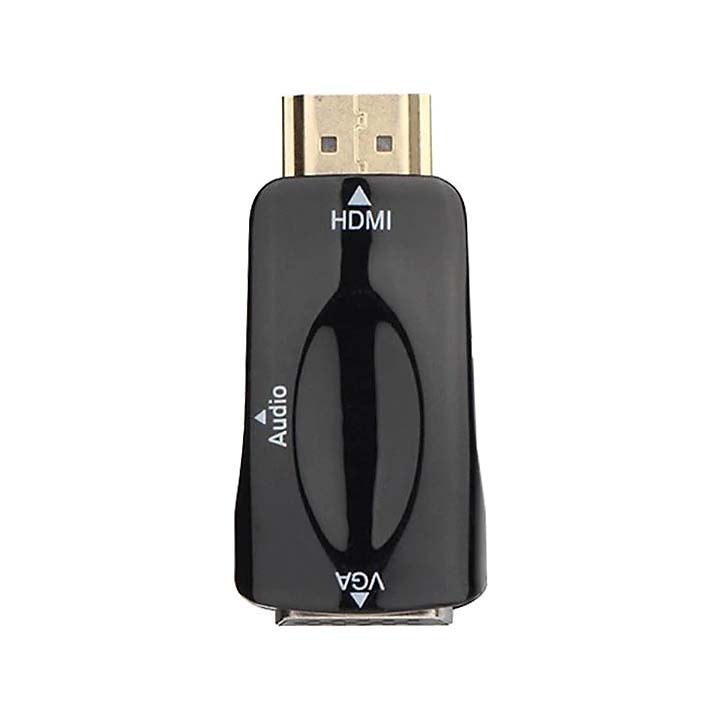 Đầu Chuyển Đổi HMDI Sang Vga Có Kèm Đầu Ra Âm Thanh 3.5mm