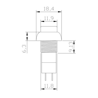 Công Tắc Nhấn Giữ PBS11B