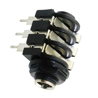 Jack Mic 6.35mm 6P Cái Chân Cắm