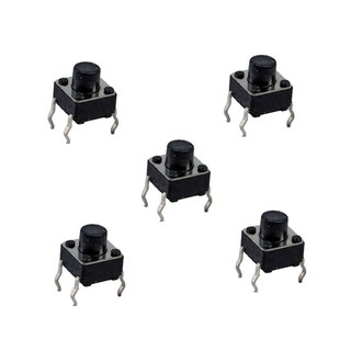 Combo 5 nút nhấn 4 chân 6x6x5mm nhỏ gọn