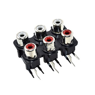 Trạm rca 6 cổng av chân cong
