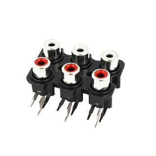 Trạm RCA 6 Cổng AV Chân Cong