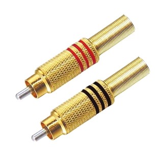 Jack hoa sen mạ vàng - jack rca av bắt vít