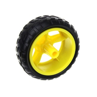 Bánh xe robot màu vàng