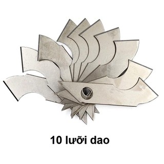 Hộp Lưỡi Dao Cắt Mica 10 Chiếc - Thay Thế Lưỡi Cho Dao Cắt Mica