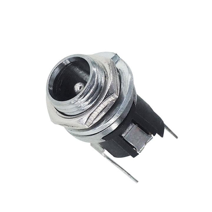 Jack DC Tròn Kim Loại 5.5x2.1mm