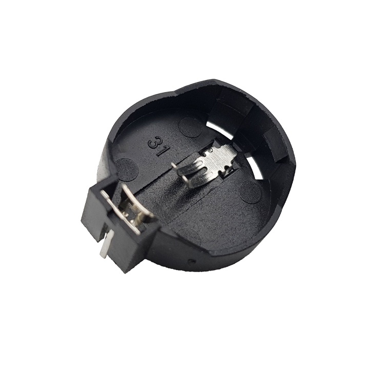 Đế pin cúc CR2032 chân cắm 180°