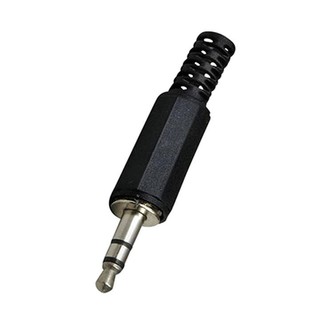 Jack Audio 3.5mm Đực Nhựa Đen