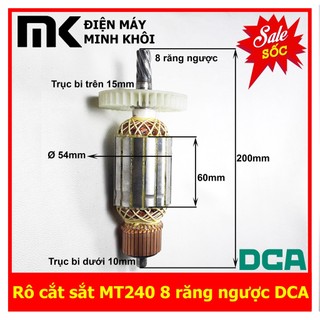 Rô máy cắt sắt Maktec MT240 8 răng ngược