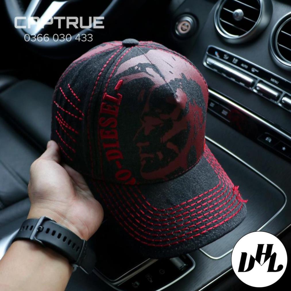 Mũ lưỡi trai, nón kết DIESEL Kaki đẹp Form chuẩn