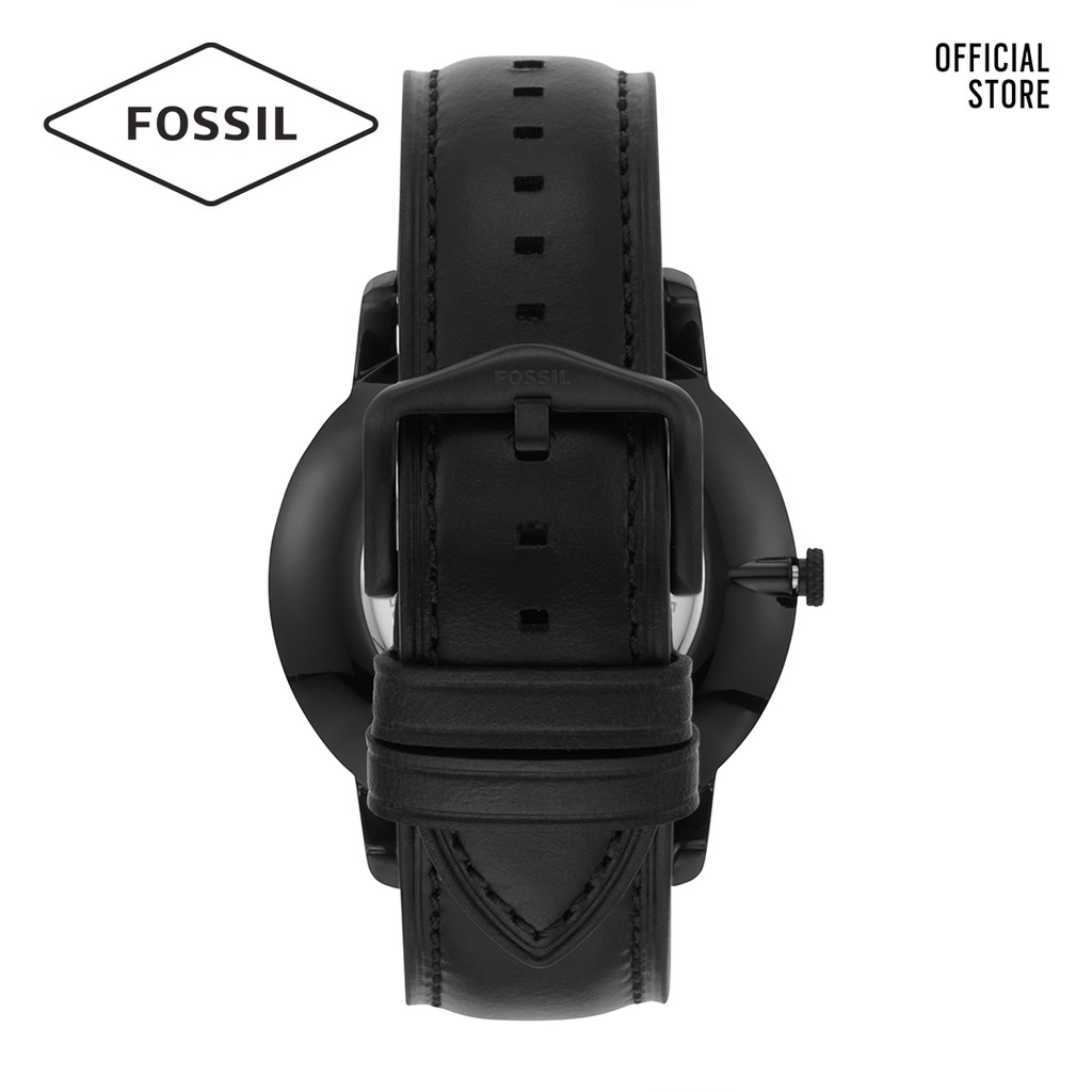 Đồng hồ nam Fossil THE MINIMALIST - MON FS5447 dây da - màu đen