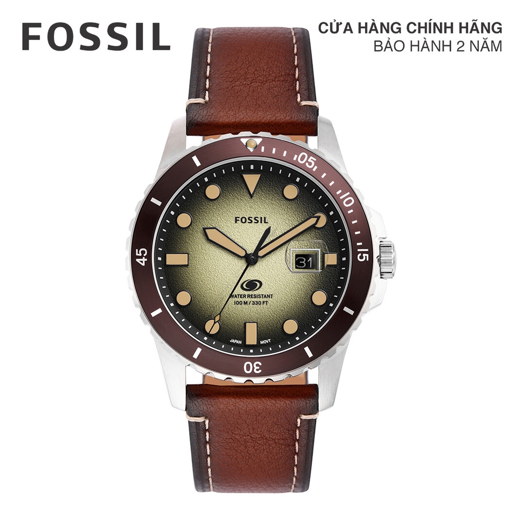 Đồng hồ nam Fossil FOSSIL BLUE FS5961 dây da - màu nâu