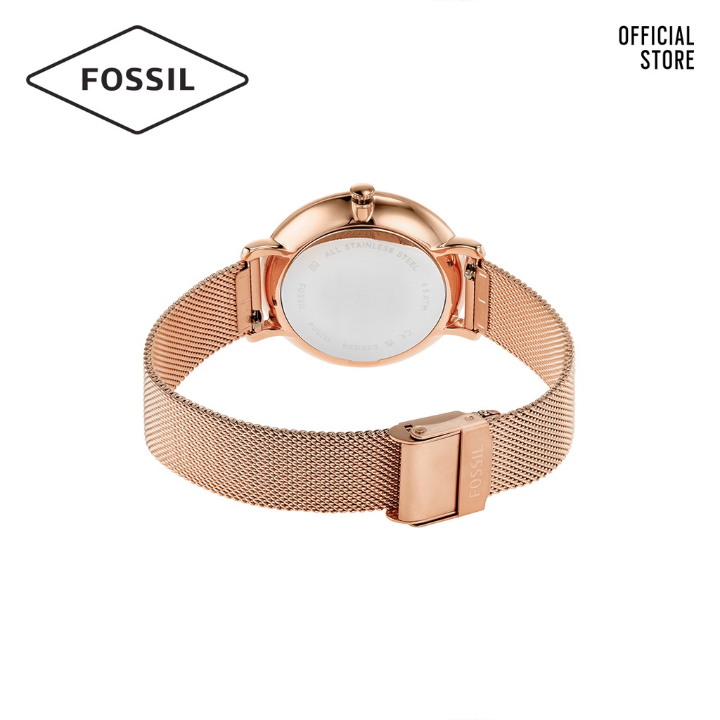 Đồng hồ nữ Fossil JACQUELINE MULTIFUNC dây thép không gỉ ES5098 - màu vàng hồng