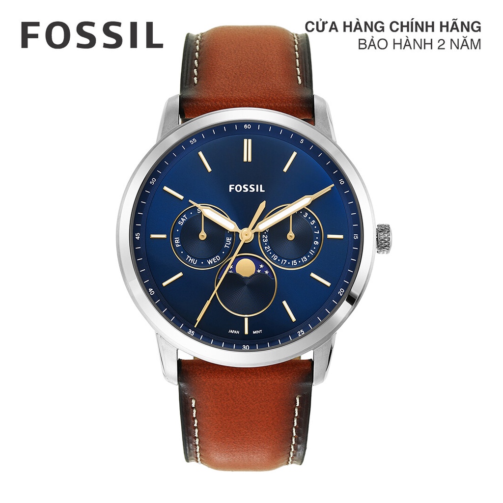 Đồng hồ nam Fossil Neutra Minimalist FS5903 dây da- màu nâu