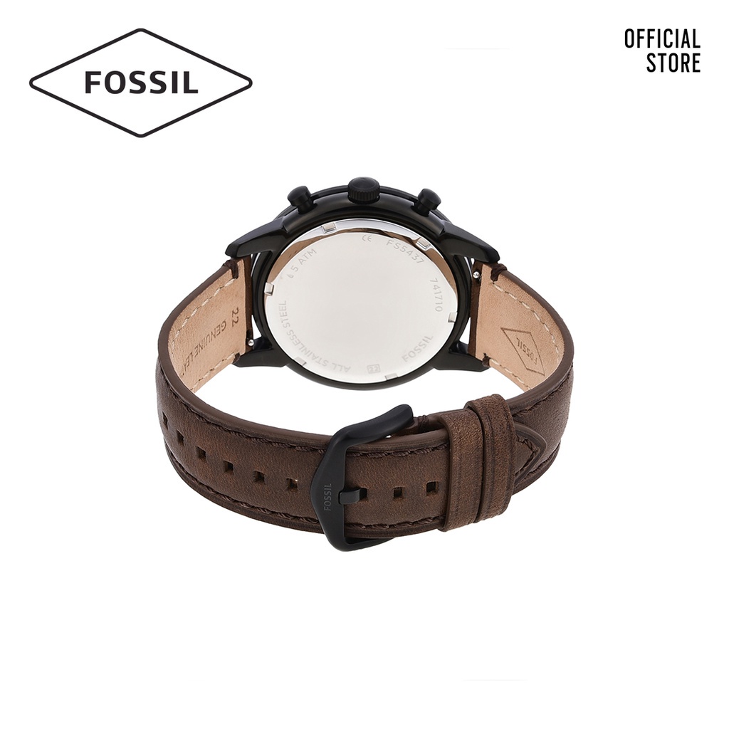 Đồng hồ nam Fossil 44MM TOWNSMAN dây da FS5437- màu nâu