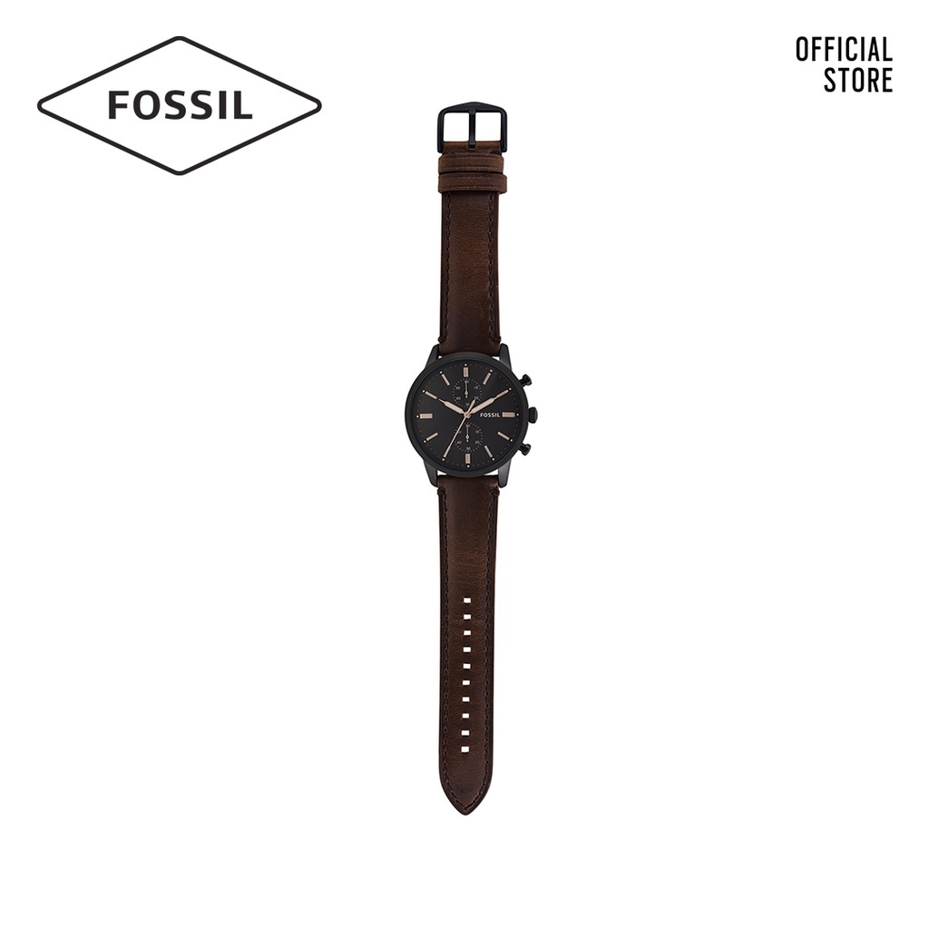 Đồng hồ nam Fossil 44MM TOWNSMAN dây da FS5437- màu nâu