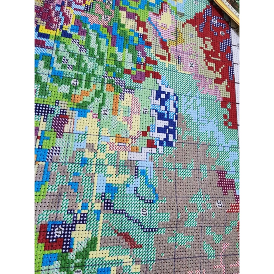 Tranh thêu chữ thập Ngôi nhà hạnh phúc - E282