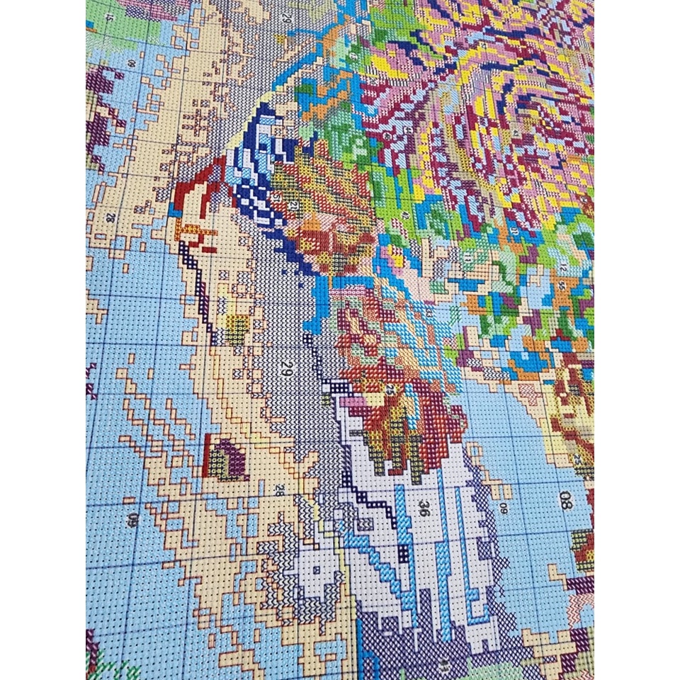 Tranh thêu chữ thập Ngôi nhà hạnh phúc - E282