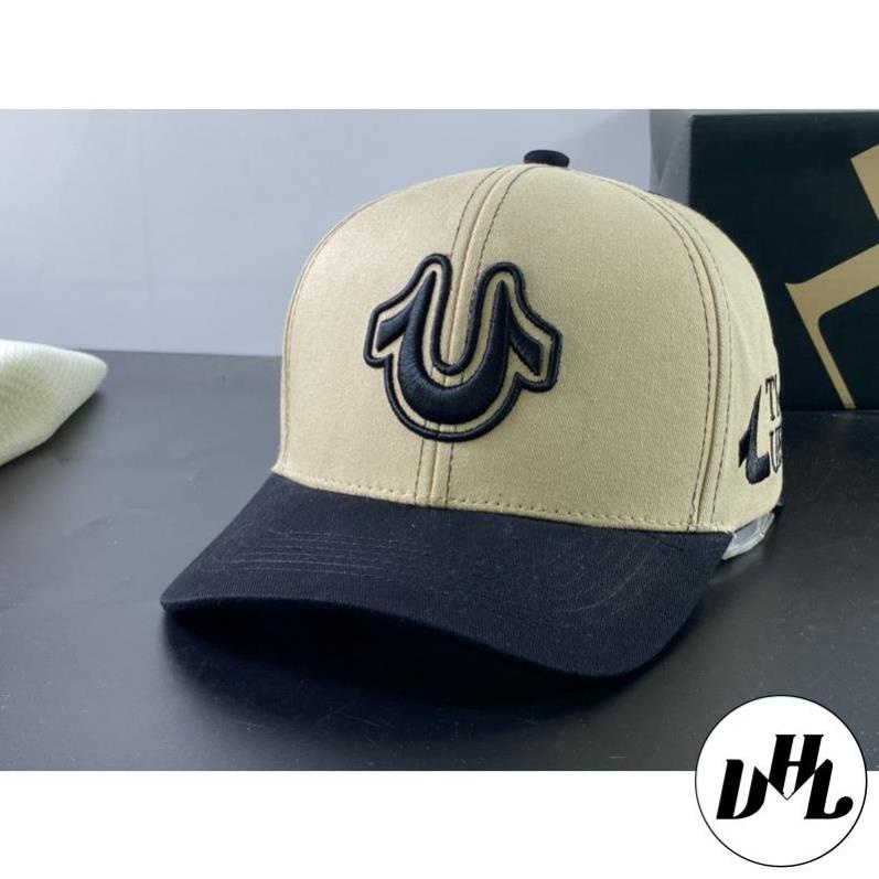 Mũ kết lưỡi phối kaki — Nón kết lưỡi trai thêu U địa true vá mỏ phong ca cách thời trang