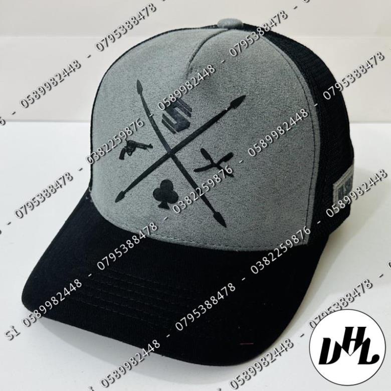 Mũ lưỡi trai vá lưới thoáng mát, Nón kết phối lưới màu đẹp hàng chữ S, Mr Selbly