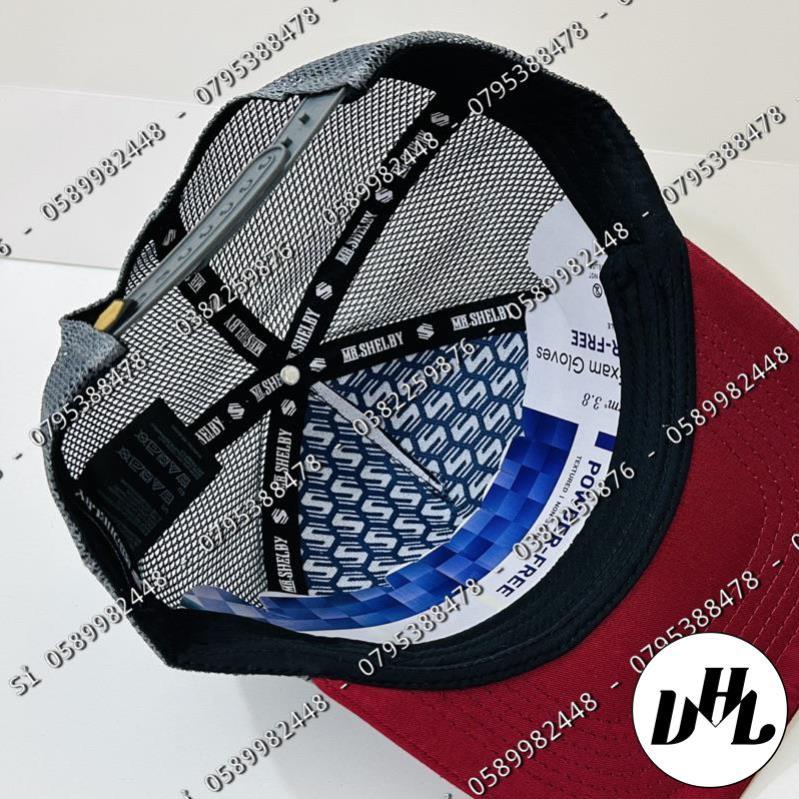 Mũ lưỡi trai vá lưới thoáng mát, Nón kết phối lưới màu đẹp hàng chữ S, Mr Selbly