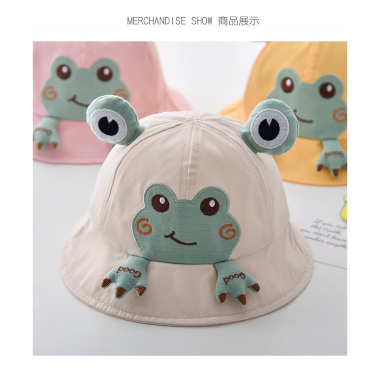 Mũ bo con ếch cho bé trai bé gái