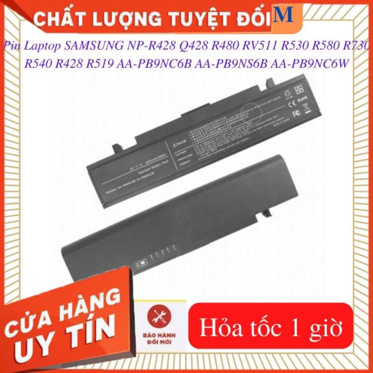 Pin Laptop SAMSUNG R428 NP-R428 R480 R519 R530 R540 R580 R730 RV511 Q428 AA-PB9NC6B AA-PB9NC6W AA-PB