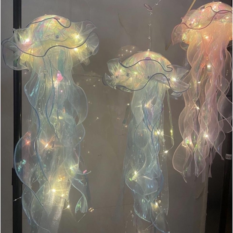 Đèn Lồng Sứa ,Đèn Lồng Trung Thu 2023 -Đồ chơi Trung Thu cho các bé hoặc dùng làm trang trí, decor phòng,shop,nhà hàng