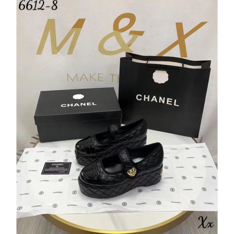 Giầy Búp Bê Xuồng Chann Neo Trắng Đen Kem Full Size 35-39  -  By Anh Dinh Phuong