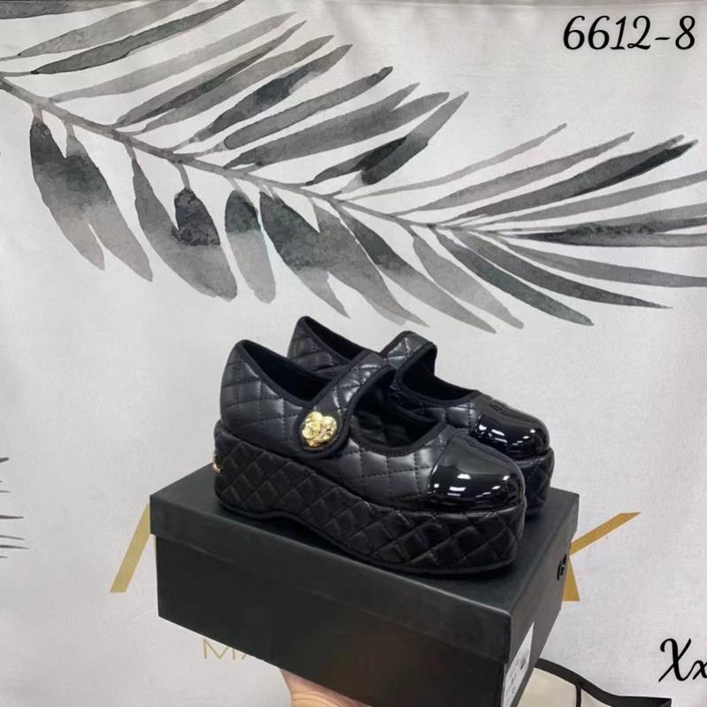 Giầy Búp Bê Xuồng Chann Neo Trắng Đen Kem Full Size 35-39  -  By Anh Dinh Phuong